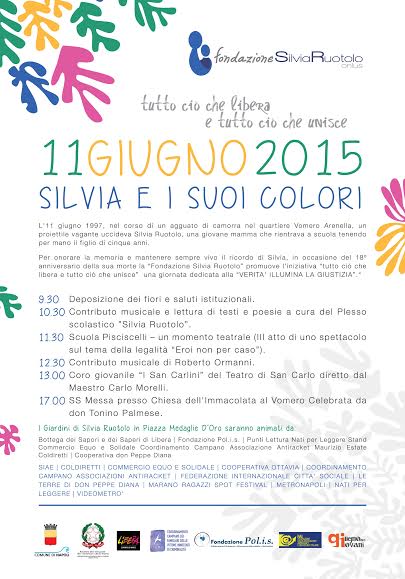 Napoli ricorda Silvia Ruotolo, vittima innocente della criminalità