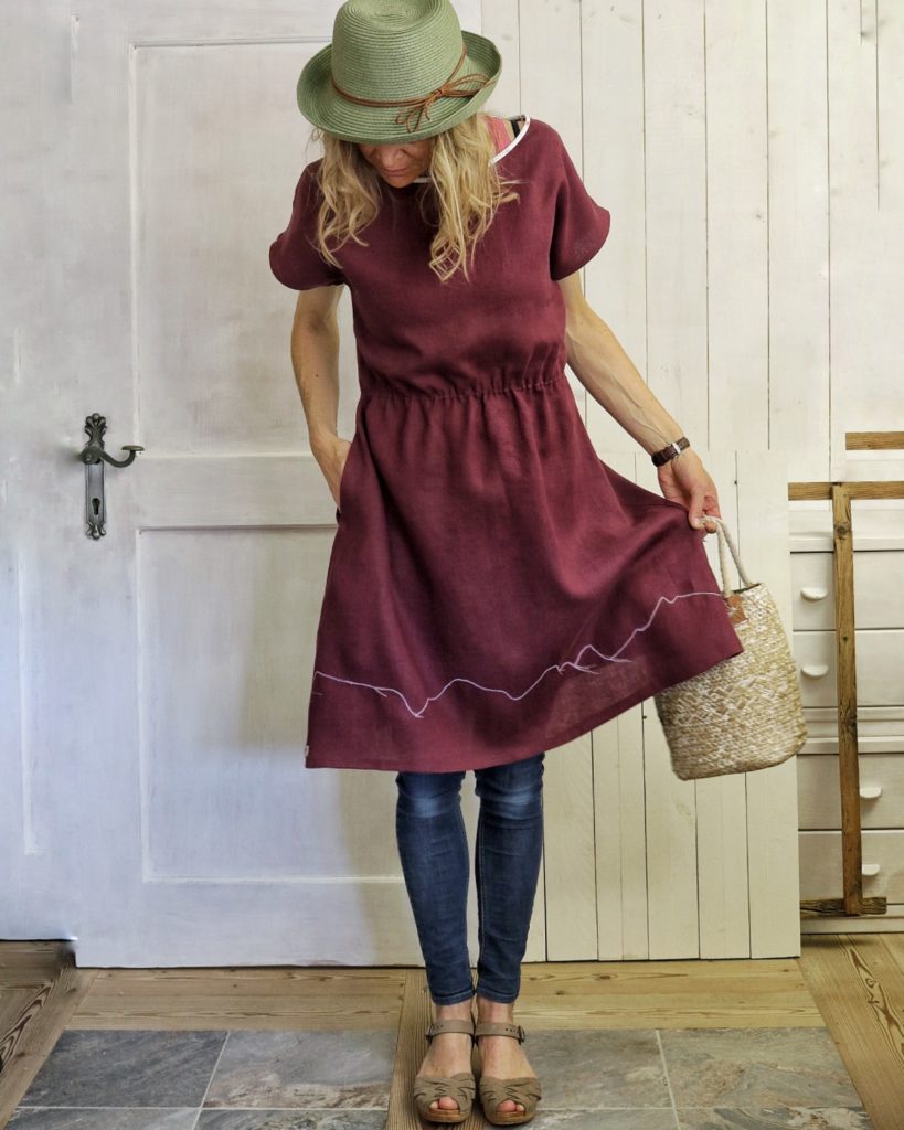 abito rosso val badia l' angolo di anita