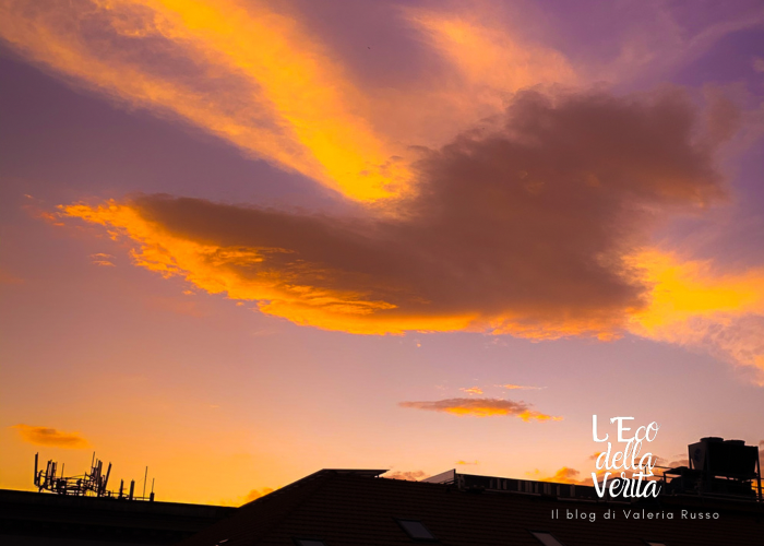 Tramonto rosa Napoli
