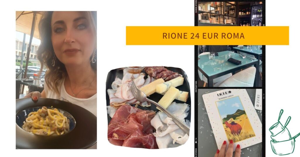 mangiare al Rione 24 Eur Roma