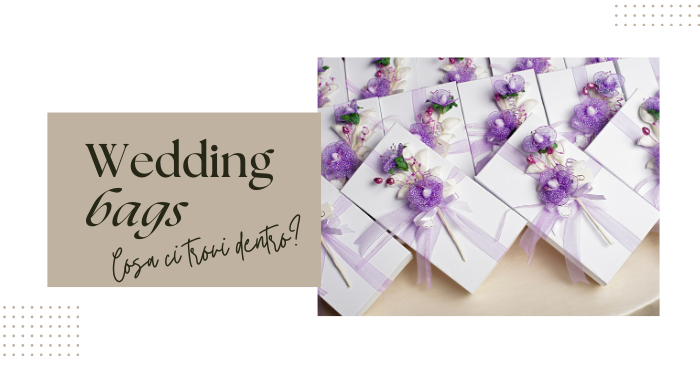 cosa mettere nella wedding bag