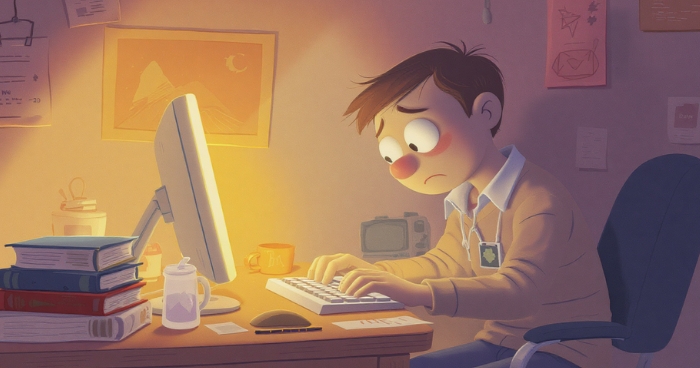 paura di scrivere online