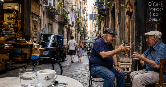caffè sospeso napoletano
